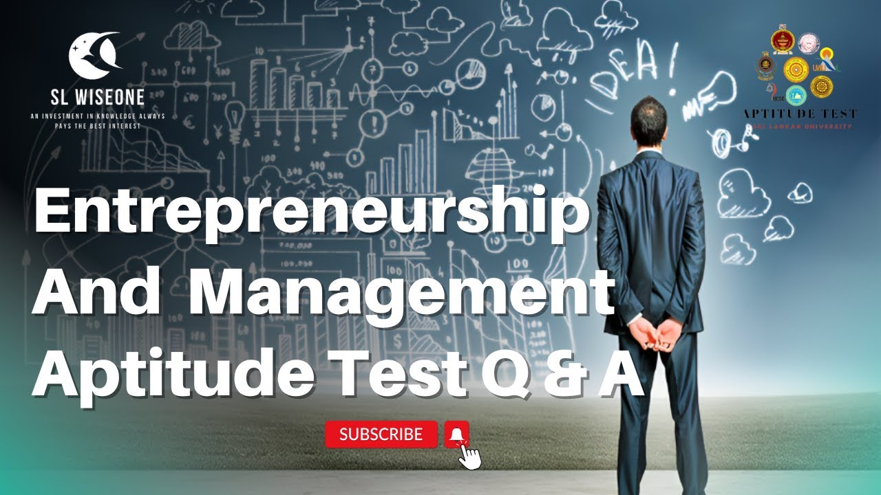 Entrepreneurship And Management Uwa Wellassa Aptitude Test