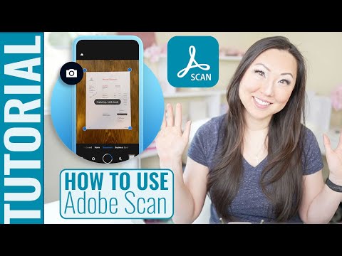 TUTORIAL How To Digitize Paper Documents Using Adobe Scan - it's FREE