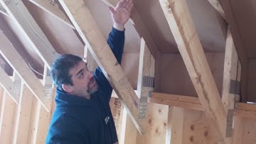 Vaulted ceiling soffit chute installation