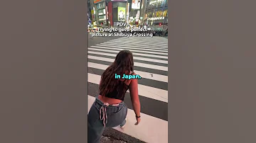 The 3 Second Photo Challenge At Shibuya Crossing 
