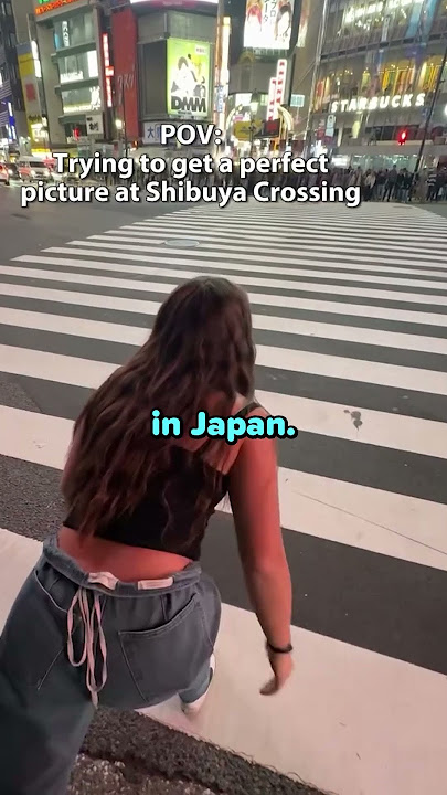 The 3-Second Photo Challenge at Shibuya Crossing 😮