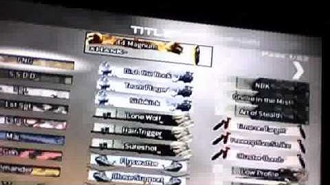 Custom Classes & All Titles & Emblems