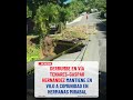 Derrumbe en vía Tenares–Gaspar Hernández mantiene en vilo a comunidad en Hermanas Mirabal