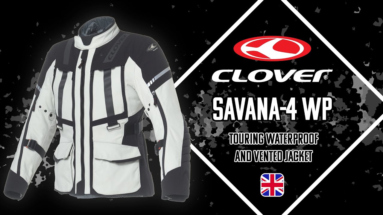 CLOVER SAVANA-4 WP - Touring waterproof and vented jacket - ENG