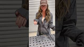 Teaching My Wife How To Weld #shorts