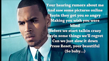 Chris Brown Don't judge me lyrics