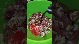 куриные сердечки на мангале. #вкусный #тожевкусно #рецепт #еда #рецепты #вкусно #food #барбекю