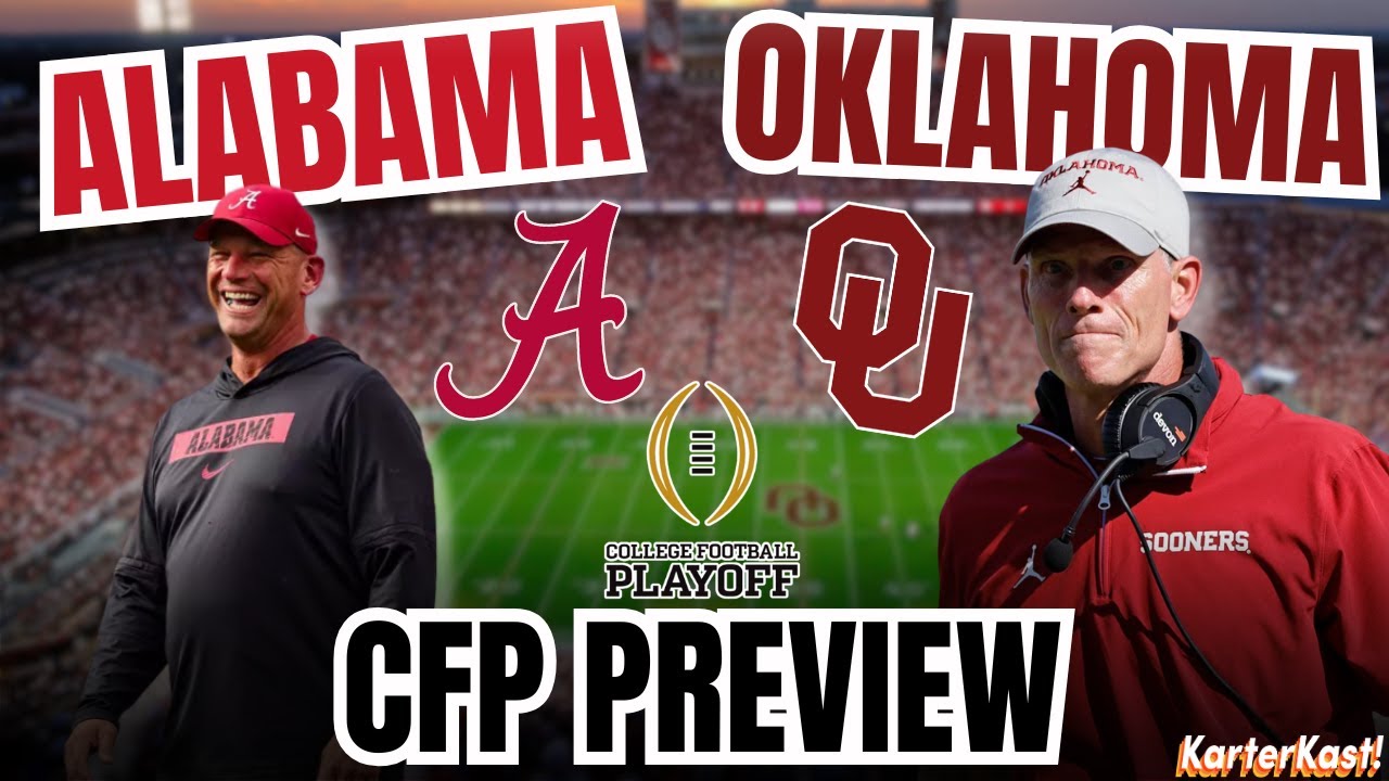 "ALABAMA WINS EASILY" | Alabama vs. Oklahoma CFP First Round Preview ...
