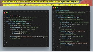 Time complexity with big notation O(logn) and (nlogn)| java| nifrwon