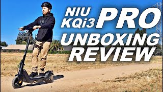 NIU KQi3 PRO SCOOTER UNBOXING & REVIEW