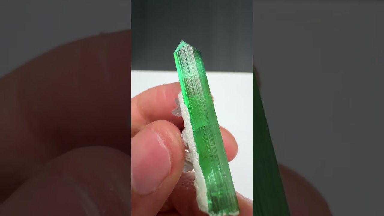 Tourmaline with Apatite from Afghanistan | Fine Art Minerals | Tourmaline |