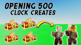 Opening 500 Time Crates in Toilet Tower Defense