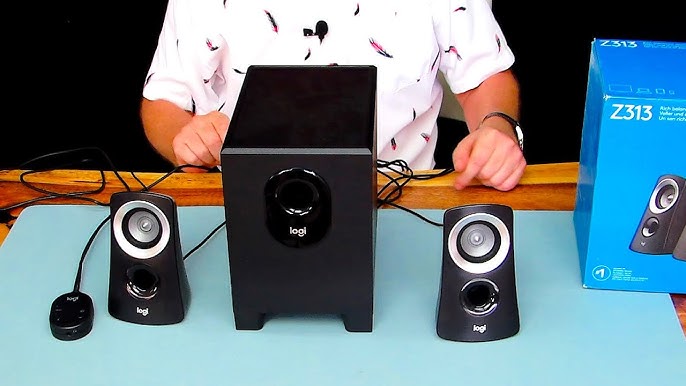 Logitech Z313 2.1 Speaker System Overview and Test 