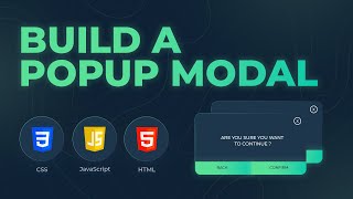 Create a Popup Modal using HTML, CSS and JavaScript | Frontend Project - Code with Scaler