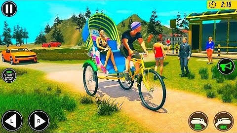 Bicycle tuk tuk auto rickshaw gameplay video/game