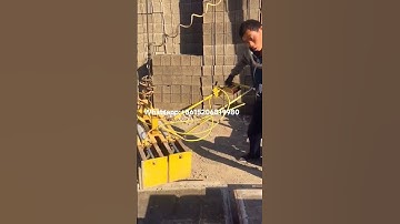 popular cement concrete block clamping machine / block carrying machine in blocks factory