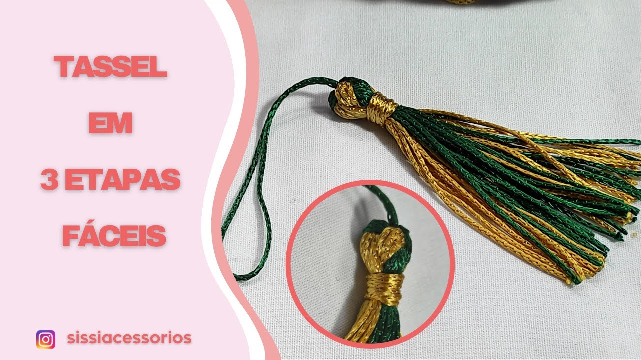 Como fazer uma Tassel em 3 etapas fáceis