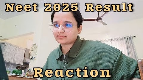 Neet Result 2025 Out😱🤞 | neet result reaction..my score? ,rank ? family reaction😱🤩