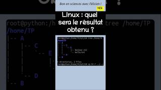 Les commandes Linux (exercice 3). #linux #répertoires #commandes #arborescence #shorts