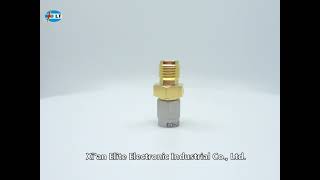 High Precision RF Adapter Connector SMA Female to SSMA Male High Reliability