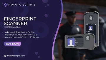 Mosoto Fingerprint Scanner V2.0 - The Advanced Identity System for FiveM [ESX/QBCore/Qbox]
