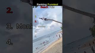 Ranking Funniest Beach Fails #memes #failsvideo #shorts #ranking
