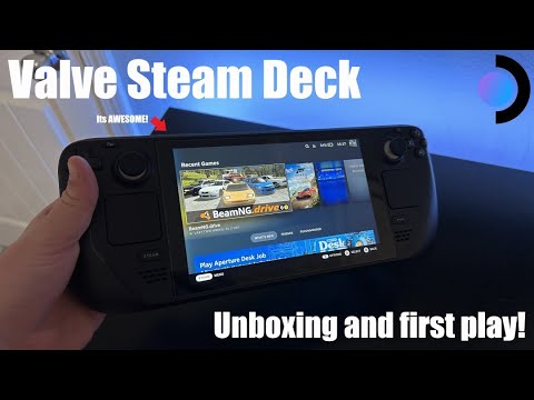 I Bought a Steam Deck... and its AWESOME! | Steam Deck 64GB unboxing and first impressions!