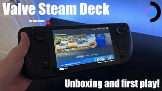 I Bought a Steam Deck... and its AWESOME! | Steam Deck 64GB unboxing and first impressions!