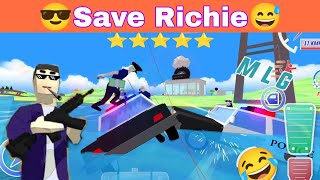 Save Richie From Jail In Dude Theft Wars.Dude Theft Wars Missions.🤣😎🤣