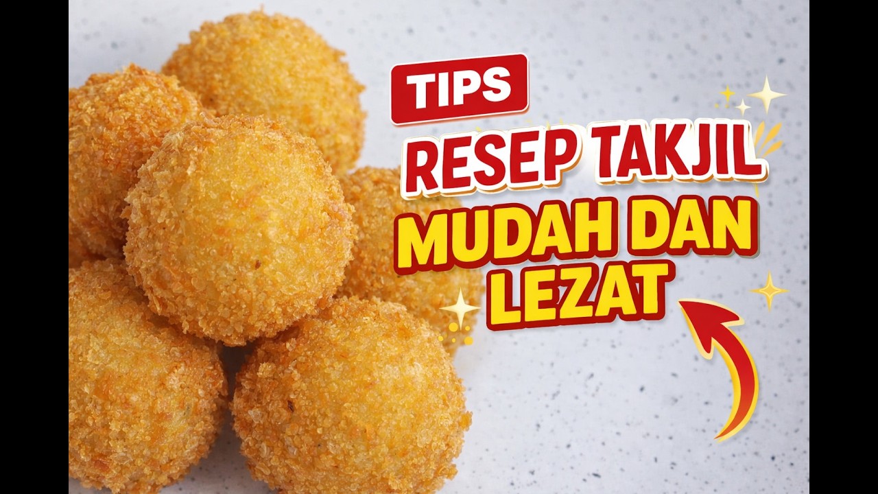 ASMR Menu Takjil Mudah dan Lezat, Bola-bola Kentang.