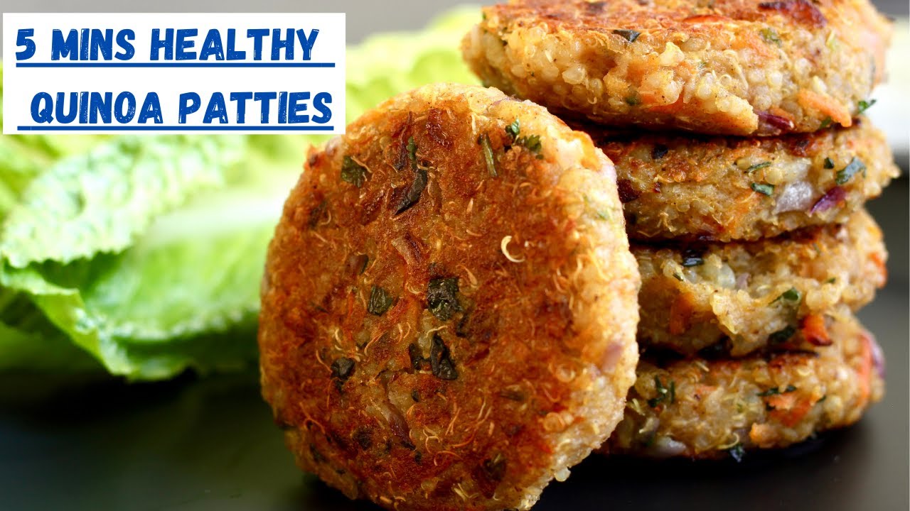 Quick & Healthy Quinoa Patty Recipe | How To Make Healthy Quinoa ...