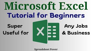 Microsoft Excel Tutorial For Beginners