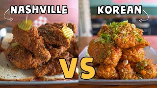 Korean Fried Chicken vs. Nashville Hot Chicken (Recipes and More!)