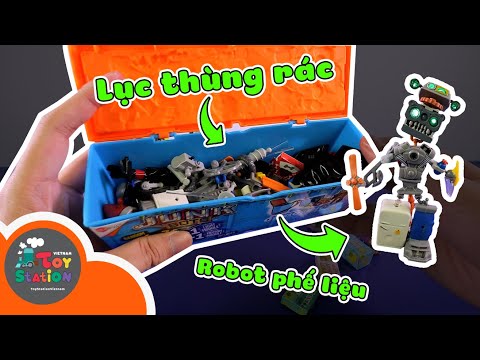 Lục thùng rác để chế tạo Robot từ phế liệu Junk Bots ToyStation 673