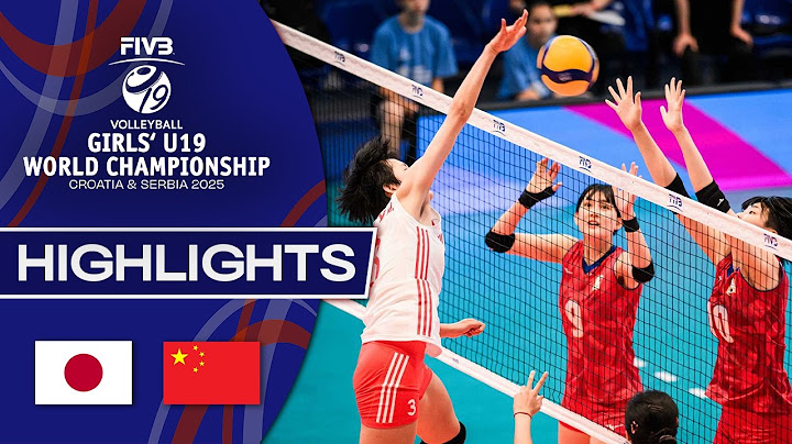 Japan 🇯🇵 vs. China 🇨🇳 - Highlights | Girls’ U19 World Champs 2025