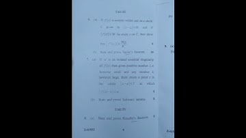 Complex analysis ques paper M.Sc 3rd sem 2023