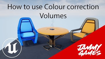 How to use a color correction volume Unreal engine