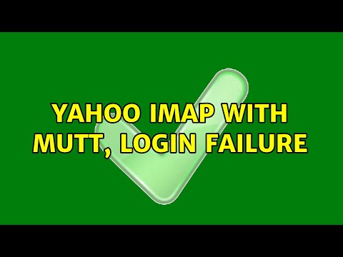 Yahoo IMAP with mutt, login failure