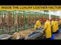Inside the Leopard Leather Factory: The Complete Luxury Production Process