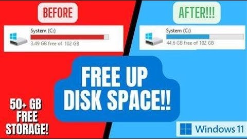 How to FREE UP Disk Space on Windows 11/10/8/7 (2025)