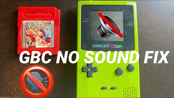 Fix No Sound on Gameboy Colour