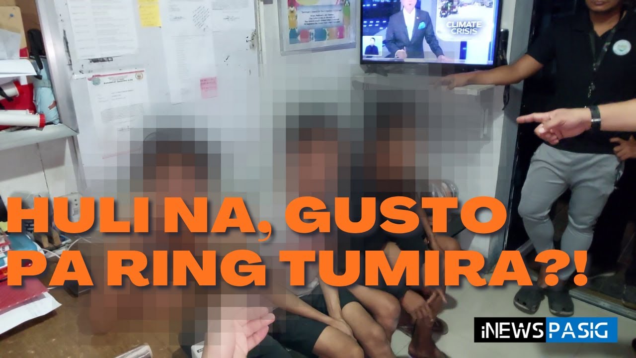 Huli na gusto pang tumira? 4 na indibidwal huli sa aktong Pot Session sa ronda ng Brgy | iNews Pasig