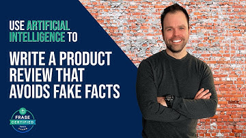 Use Frase AI to Write a Product Review