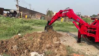 Backhoe working 1