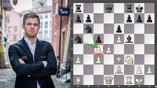 МАГНУС КАРЛСЕН ВЫВОДИТ НА НОВЫЙ УРОВЕНЬ ЗАЩИТУ АЛЕХИНА ЗА ЧЕРНЫХ! Magnus Carlsen Chess Tour Final.