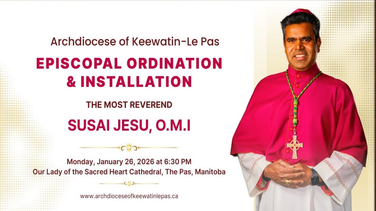 🔴 LIVE | Episcopal Ordination & Installation of Most Rev. Susai Jesu, O.M.I.