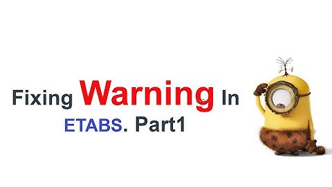 Fixing "F9 & F8 are too close" Warning In ETABS (PART1) |رفع وارنینگ در ایتبس پارت 1