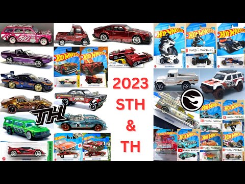 HOT WHEELS 2023 ($uper) Treasure Hunt List! All 30 STH & TH for this year sorted by case! #hotwheels