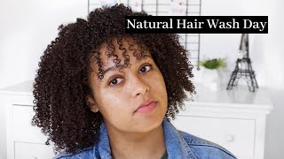 Natural Curly Hair Wash Day 2019 | Gracelyn Maria