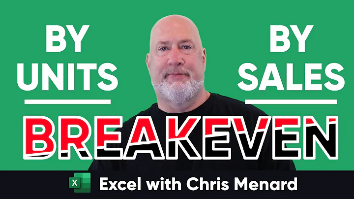 Excel - Breakeven in Units and Sales